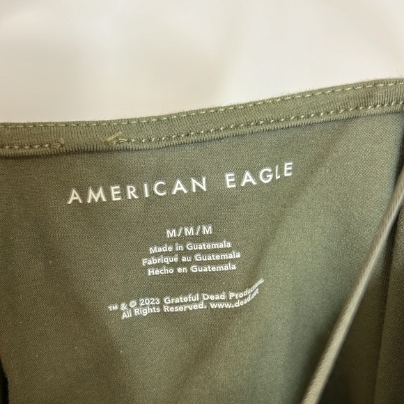 AEO Grateful Dead Dancing Bear Bodysuit in Green- M - Picture 6 of 6